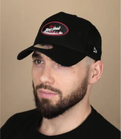 NEW ERA Trucker Oval State New York Black