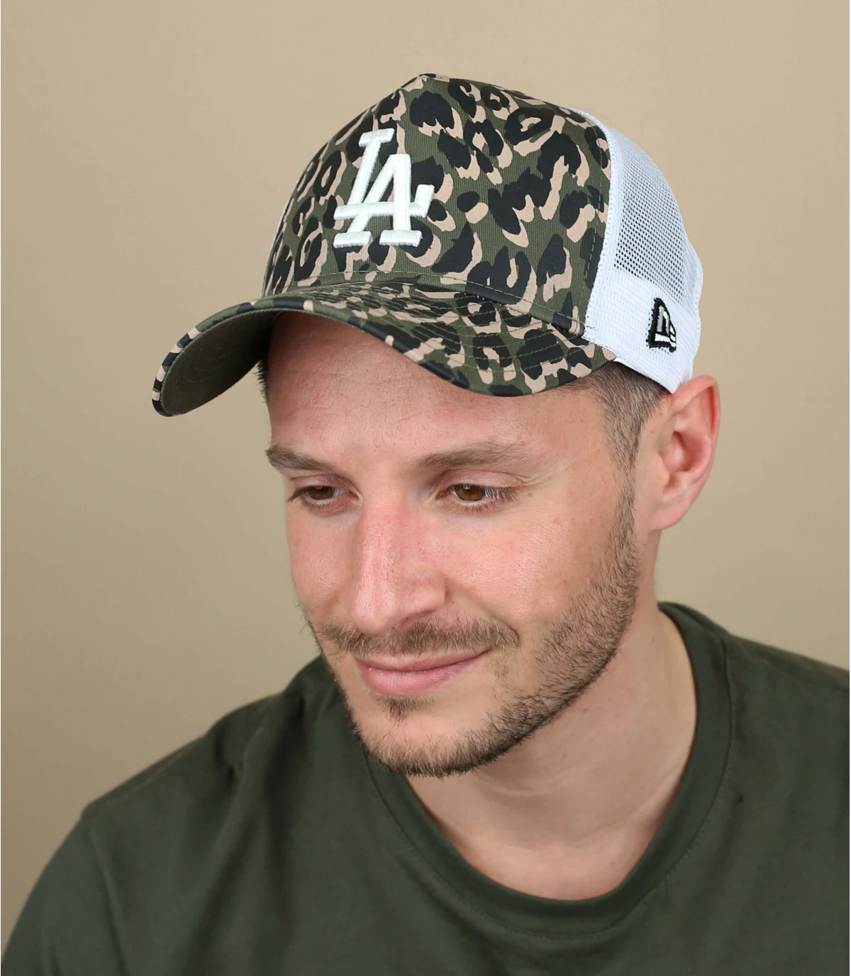 NEW ERA Trucker Seasonal Camo LA Olive 1 NEW ERA Trucker Seasonal Camo LA Olive