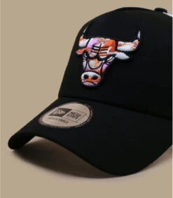 NEW ERA Trucker Seasonal Infill Bulls Black -Le Coin du Chapeau trucker seasonal infill bulls black 2