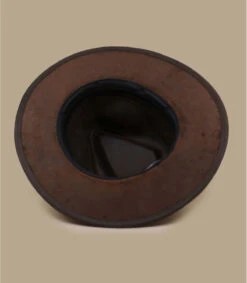Stetson Western Buffalo Leather Brown -Le Coin du Chapeau western buffalo leather brown 4