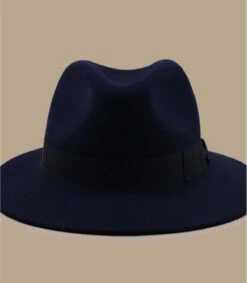 Borsalino Wool Felt Navy -Le Coin du Chapeau wool felt navy 2