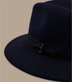 Borsalino Wool Felt Navy -Le Coin du Chapeau wool felt navy 3